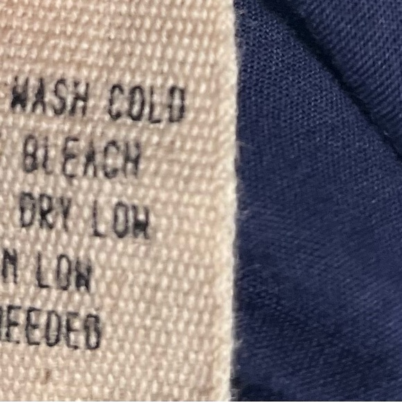 MOON RIVER Navy &
White Print Ruffle Trim
Romantic Romper Size L - Picture 10 of 11